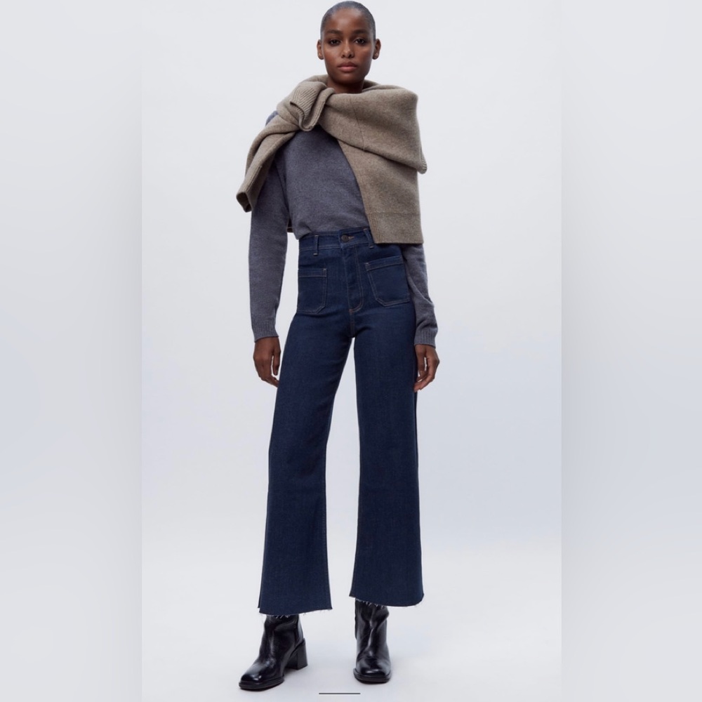Zara high waisted denim size 10